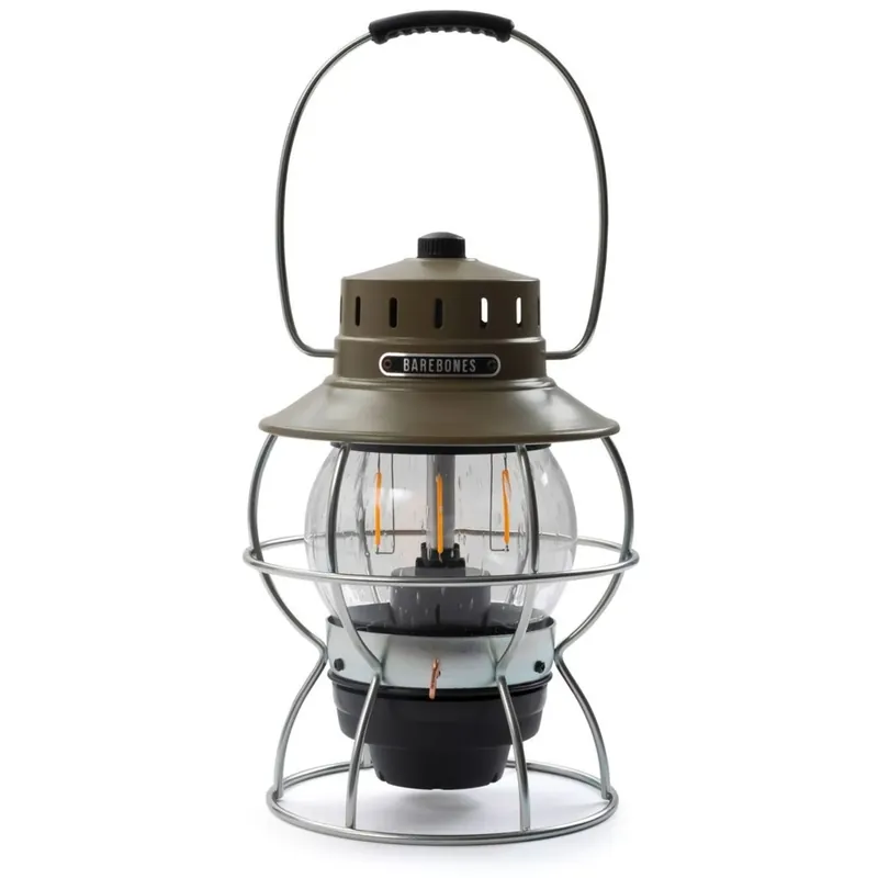 Kundenfavorit - Barebones Laterne railroad lantern olive