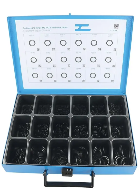 Sortiment O-Ringe M3 - M24 Perbunan, ölfest - Online bestellbar