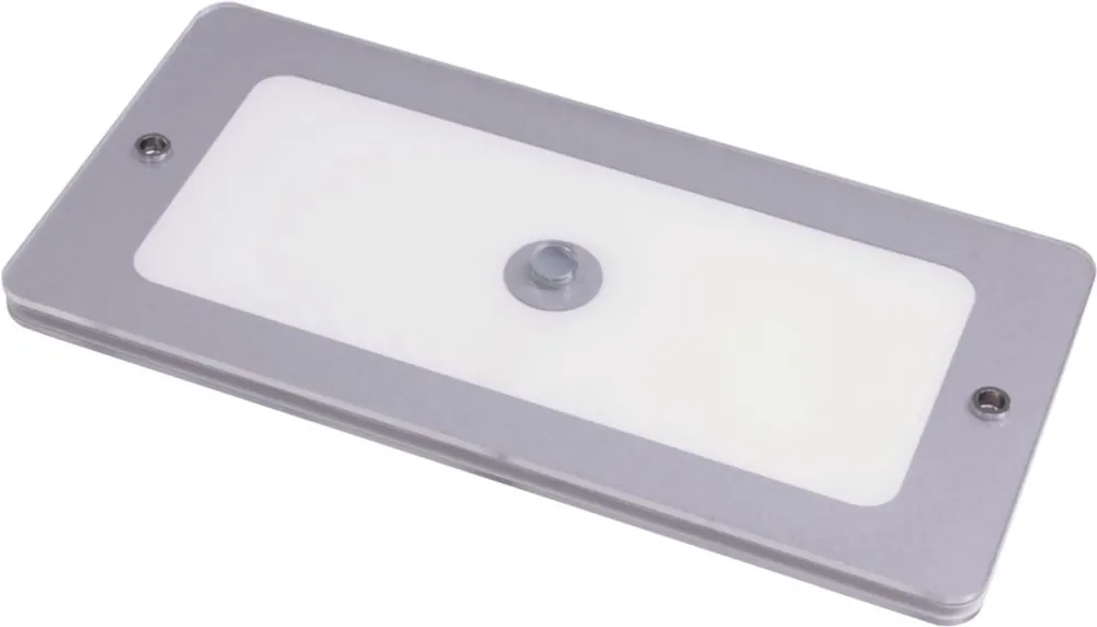Dimatec LED Deckenleuchte silber eckig - Vorteilspreis