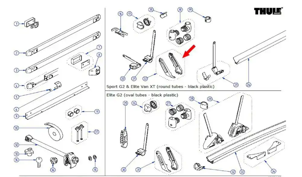 Herstellerpreis - ELITE G2 HINGE COVERS BLACK (1L+1R)