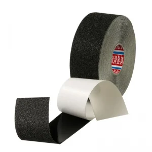 1 Rolle Tesa Antirutsch-Klebeb. schwarz 100 mm 100 mm x 15 m, für Innen- und Aussenanwendungen | Preisknaller
