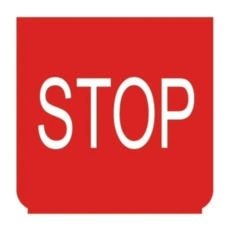 Kundenfavorit - Emblem - STOP rot