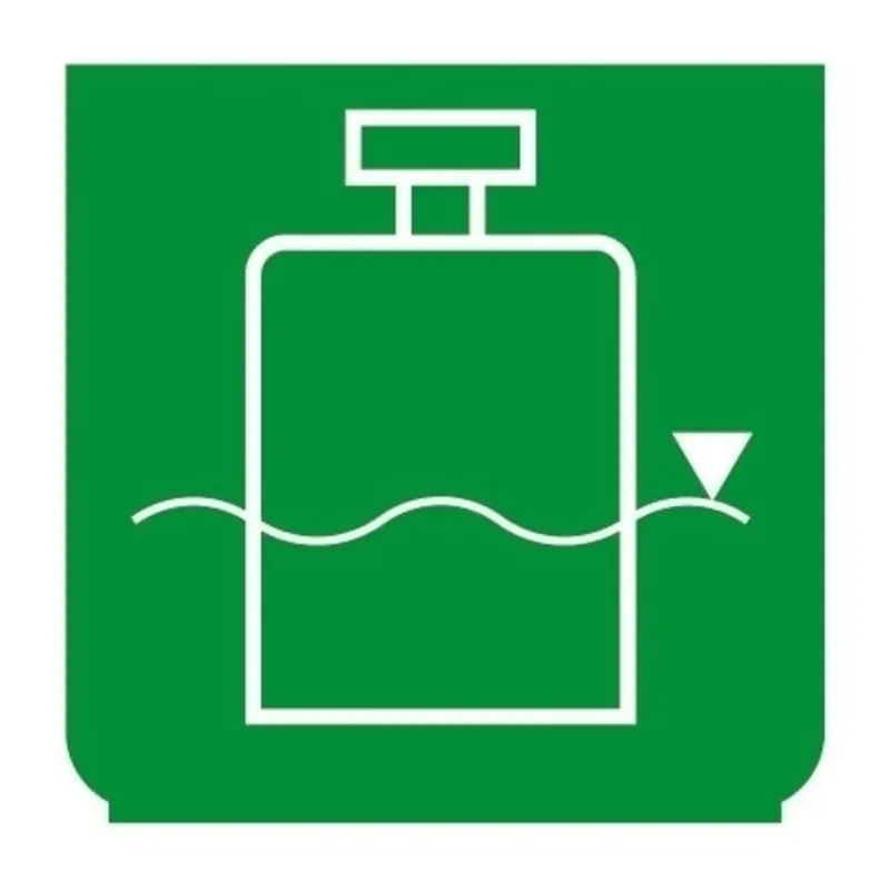 Emblem - Tankfüllungsgrad grün - Aktion