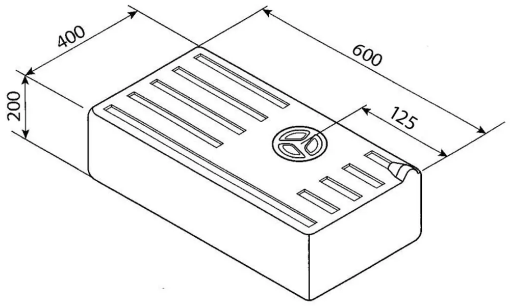 Frisch- und Abwassertank EV1602 - 78 Liter | Top-Qualität