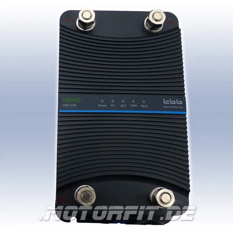 Hohe Qualität - NEMO Ladewandler Ladebooster 30Ampere mit MPP-Solar DDX1230 AGM - Lithium - Batterie MPPT 12V 30A Battery Charger M8
