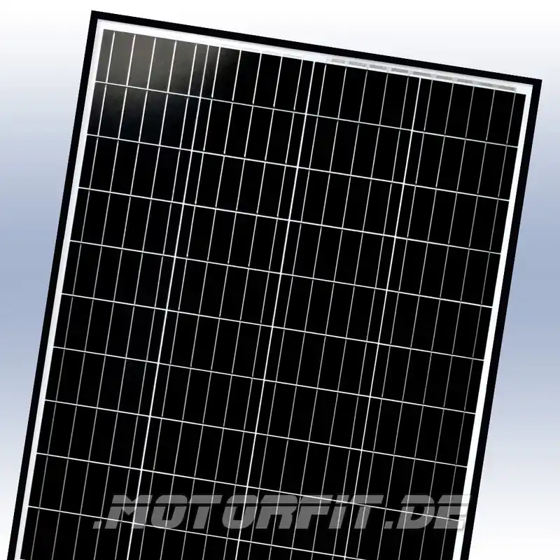 110W SOLAR PANEL High Voltage - 1065 x 550 x 35 mm - Rahmen schwarz HV Hochvoltmdul | Hochwertig