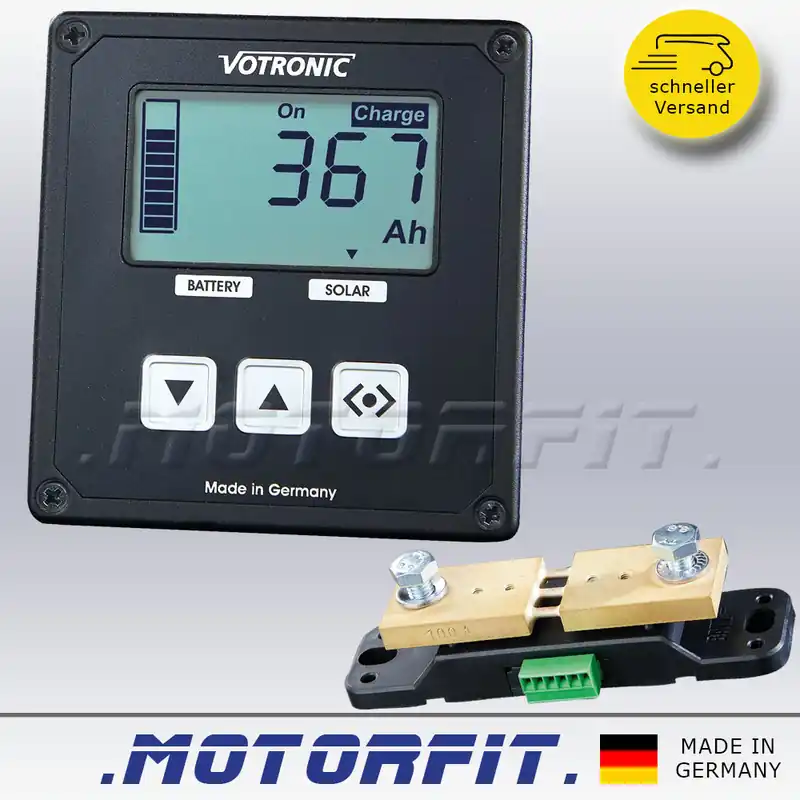 Sofort bestellbar - Votronic LCD Energy Monitor CI 200 A mit Smart Shunt Bluetooth