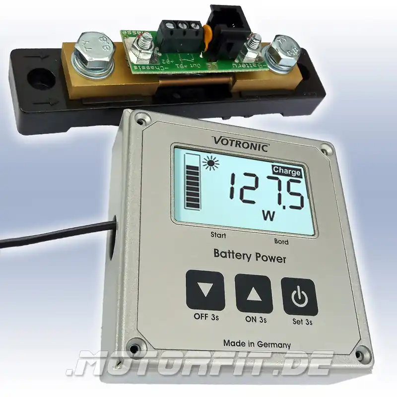 Meistverkauft - Votronic LCD-Batterie-Computer 400 S - 400A Smart Shunt -12+24V - Aufbau-Version
