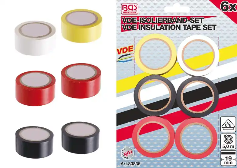 VDE-Isolierband-Set, 6-tlg. - Aktion