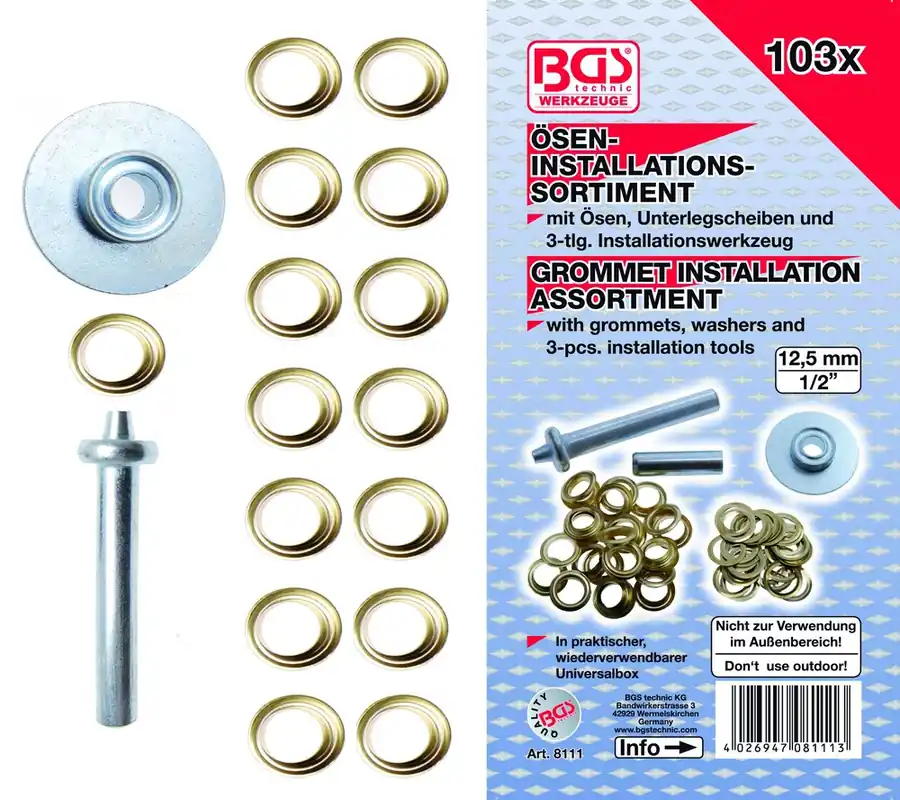Ösen-Installations-Set, 103-tlg. - Nur noch kurze Zeit