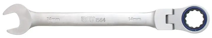 Ratschenring-Maulschlüssel, lose, abwinkelbar, 14 mm | Top-Preis