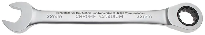 Werkspreis | Ratschenring-Maulschlüssel, lose, 22 mm