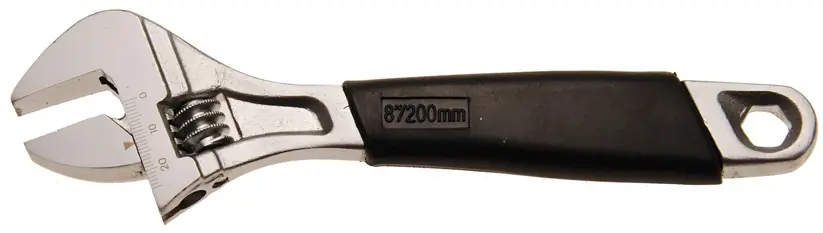Preishit - Rollgabelschlüssel, Kunststoff-Softgriff, 200 mm