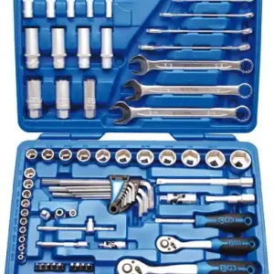 Schneller Versand - Steckschlüsselsatz 6,3 (1/4) + 10 (3/8), in ZOLL, 92-tlg.
