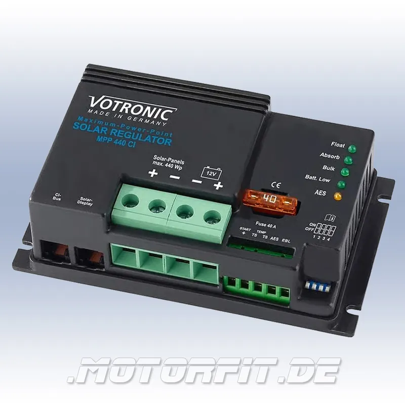 Votronic Solar-Regler MPP 440 CI 12V / MPP440 12 V / 32 A / 440 Wp | Neu im Sortiment