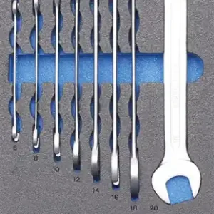 1/3 Werkstattwageneinlage Doppelmaulschlüssel-Satz, 6-22 mm, 8-tlg. | Neues Produkt