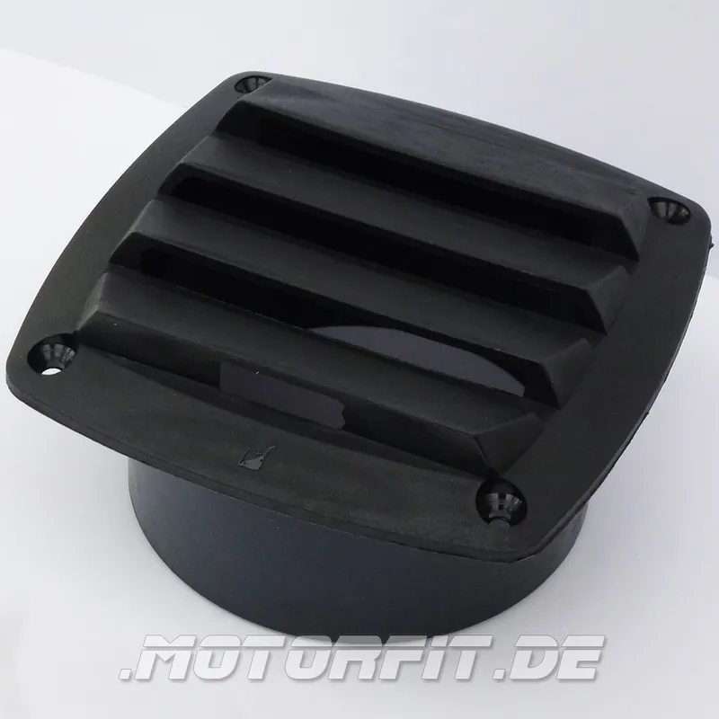 Knallerpreis | Plastimo Lüftungsgitter schwarz rund 100mm