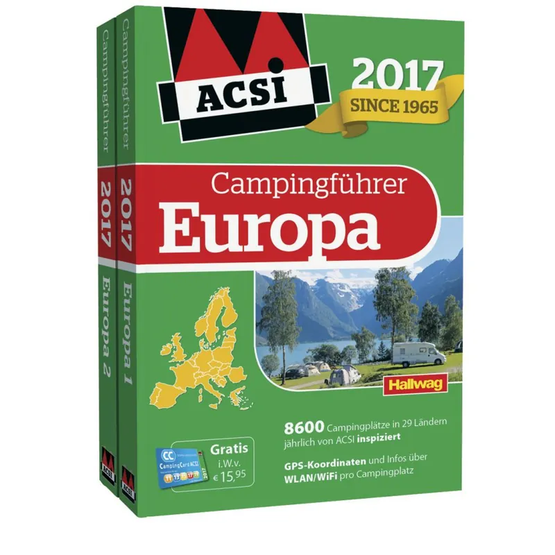 ACSI Campingführer Europa 2017 | Zeitlich begrenzt