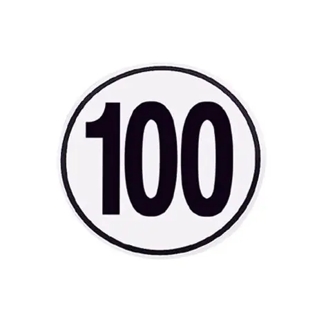Einfach bestellen | Schild 100 km/h