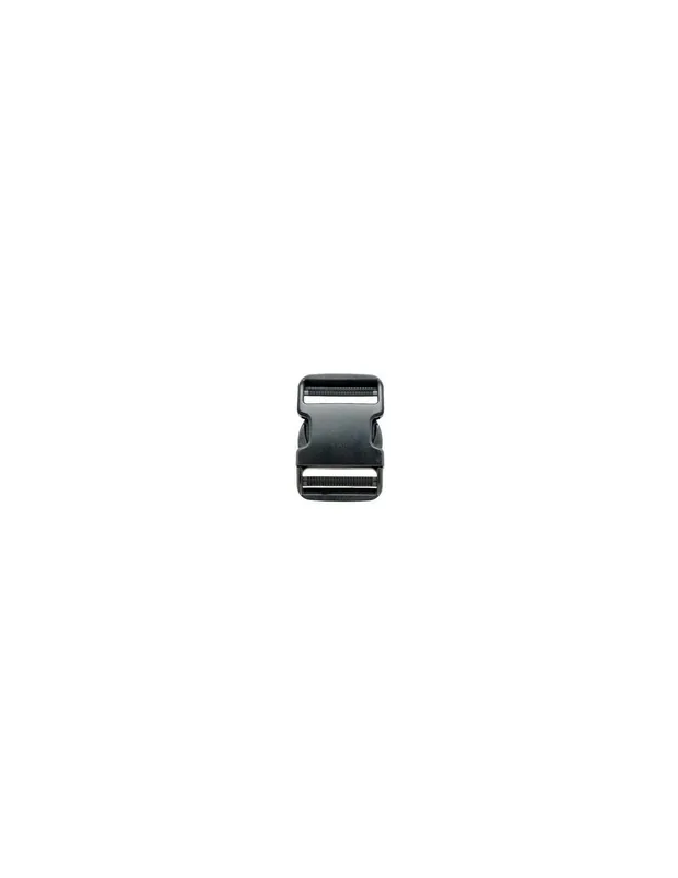 Sicher bezahlen - 38 mm black plastic buckle closure