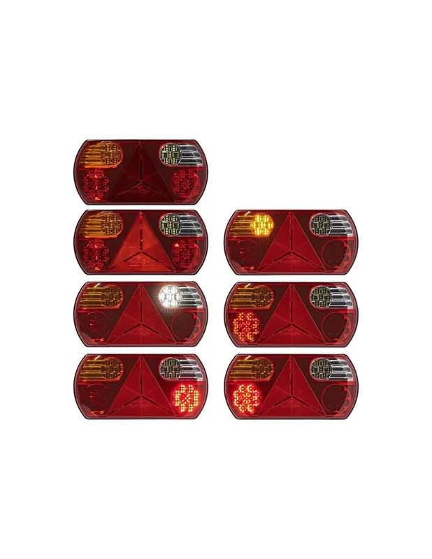 6-function rear light 296x142mm 32LED left - Zeitlich begrenzt