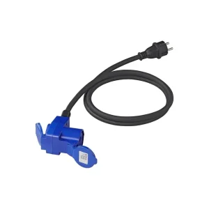 Sehr gut bewertet | Cabo adaptador de 150 cm 3x2,5 mm² da ficha Schuko para a ficha de canto CEE + ficha Schuko ProPlus