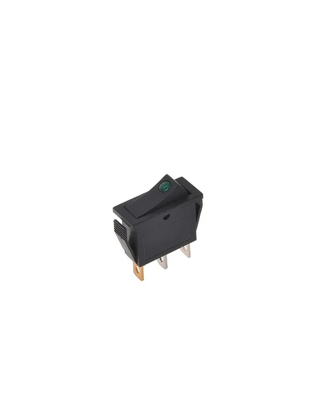 Interruptor basculante com LED verde 12V/24V-max 10A - Heute bestellen