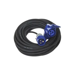 Nur diese Woche | Cavo di prolunga 25m CEE con connettore angolo CEE + connettore Schuko 3x2,5mm2 Pro Più