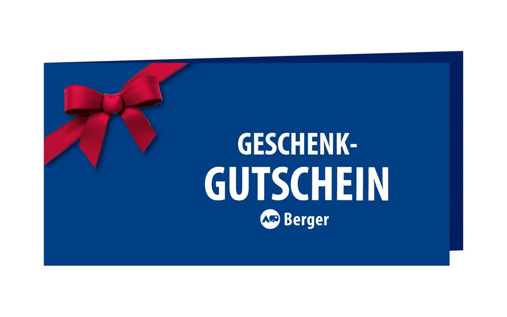 Berger Geschenkgutschein | Top-Angebot